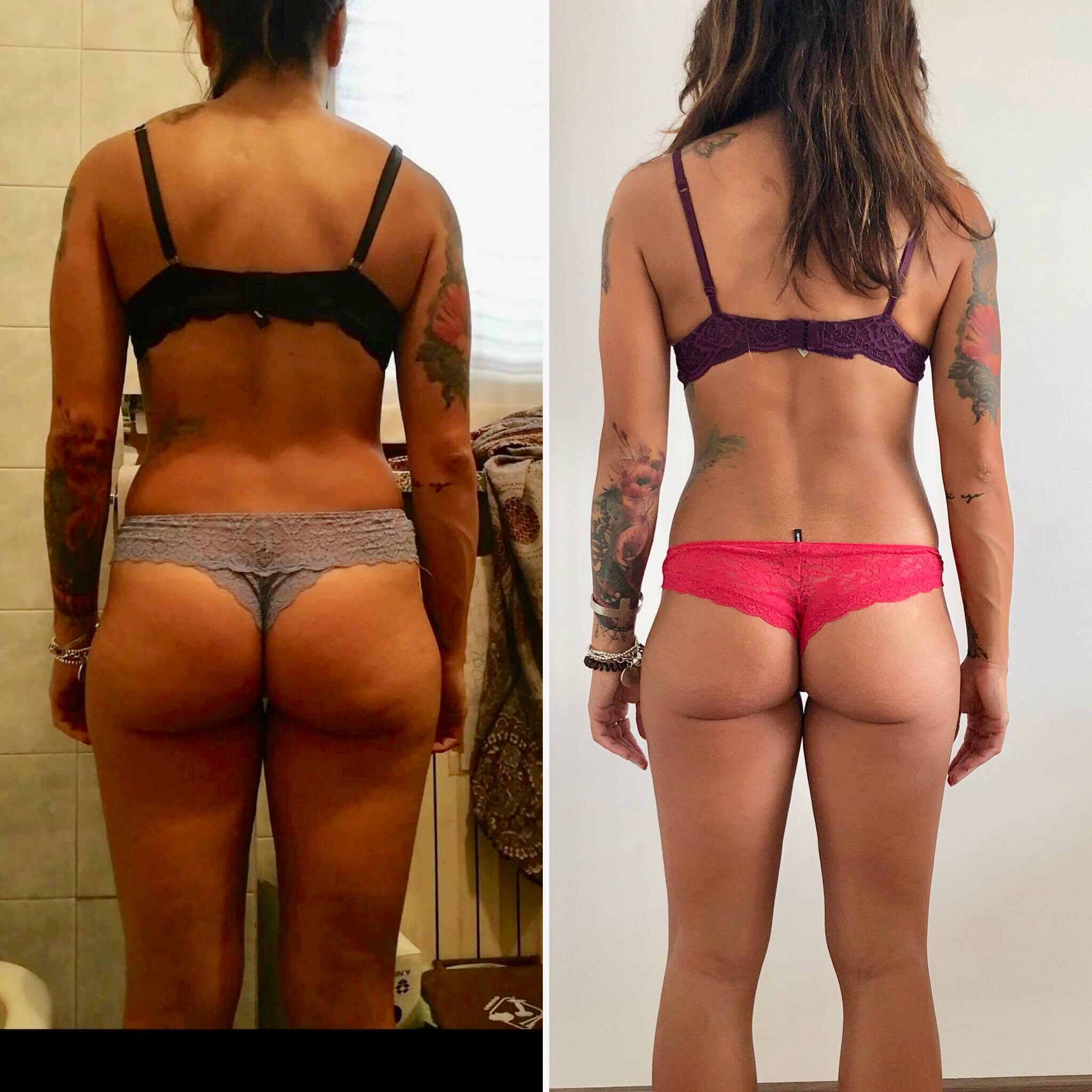 Personal Trainer per donne a Verona e provincia - foto prima/dopo cliente