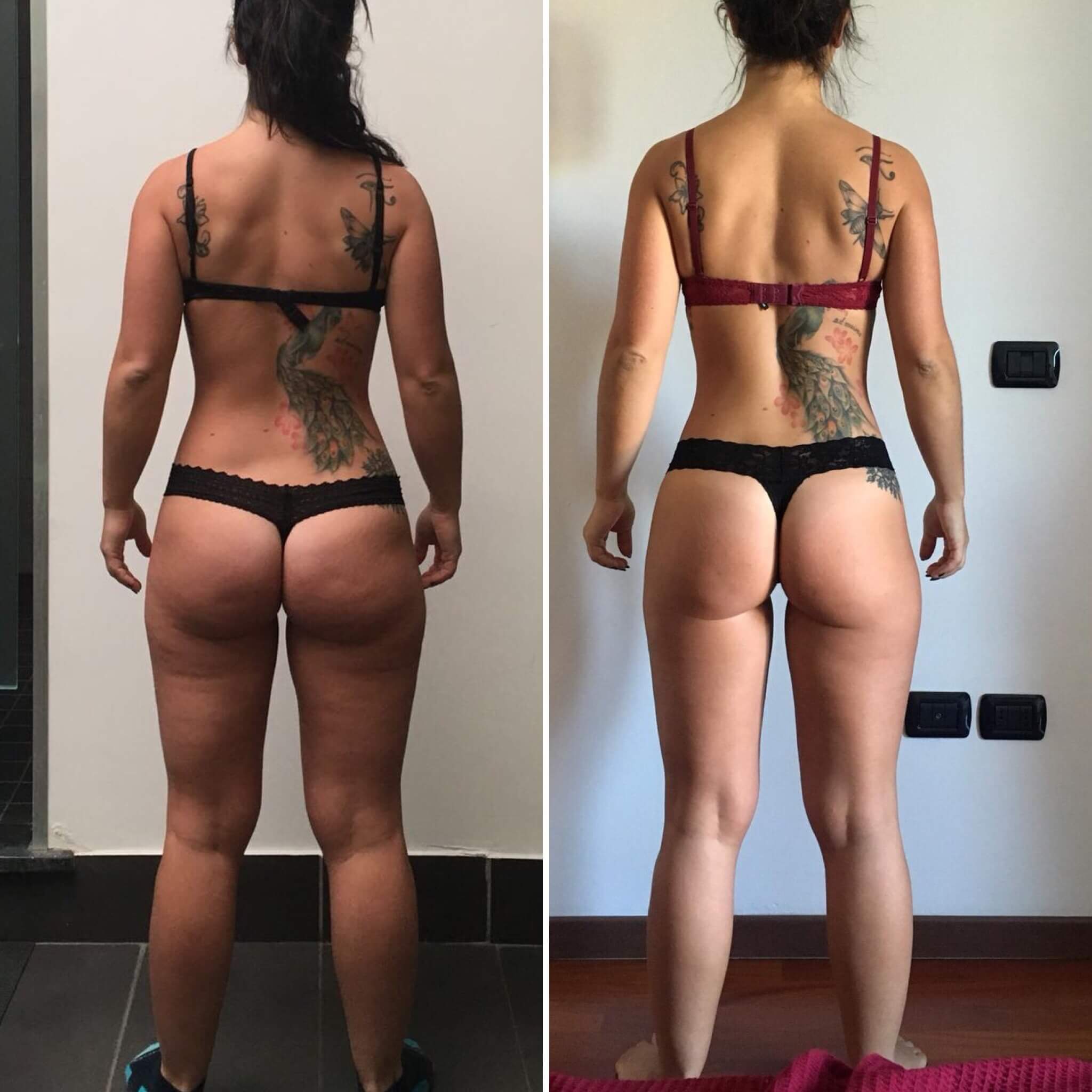Personal Trainer per donne a Verona e provincia - foto prima/dopo cliente