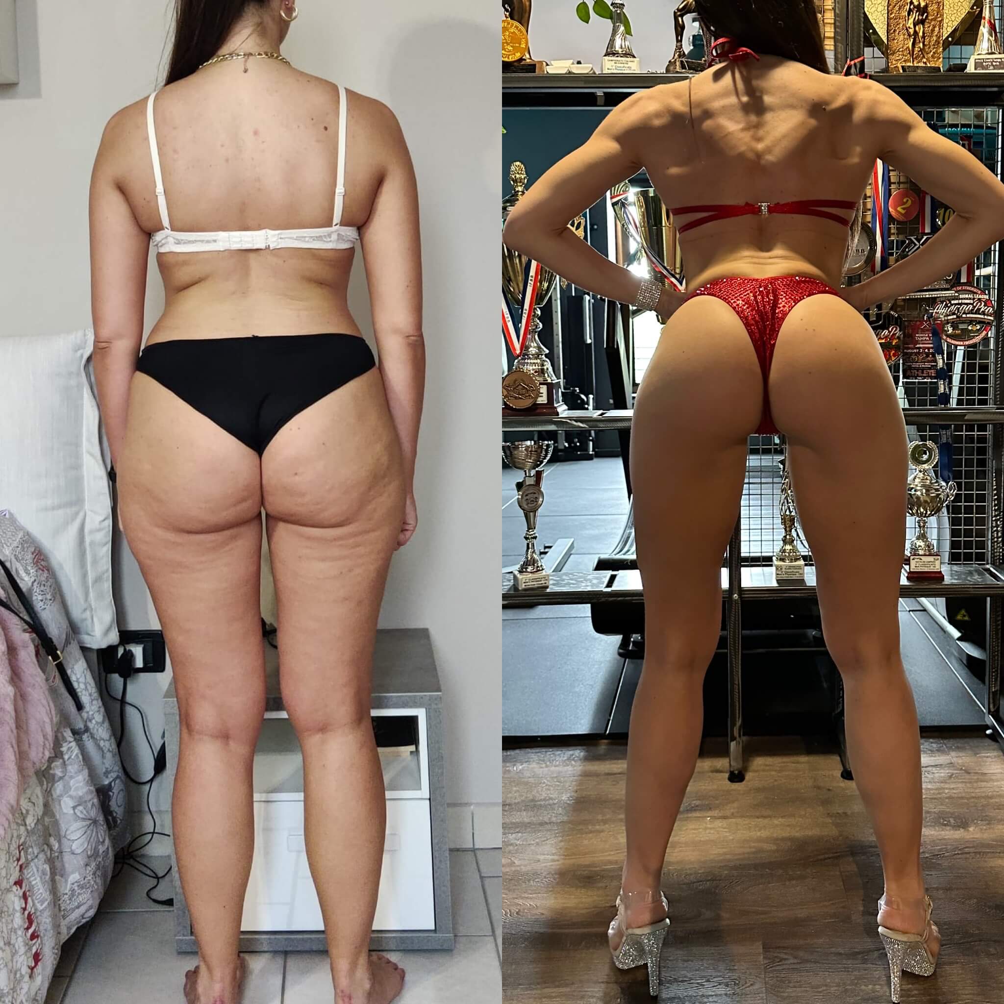 Personal Trainer per donne a Verona e provincia - foto prima/dopo cliente
