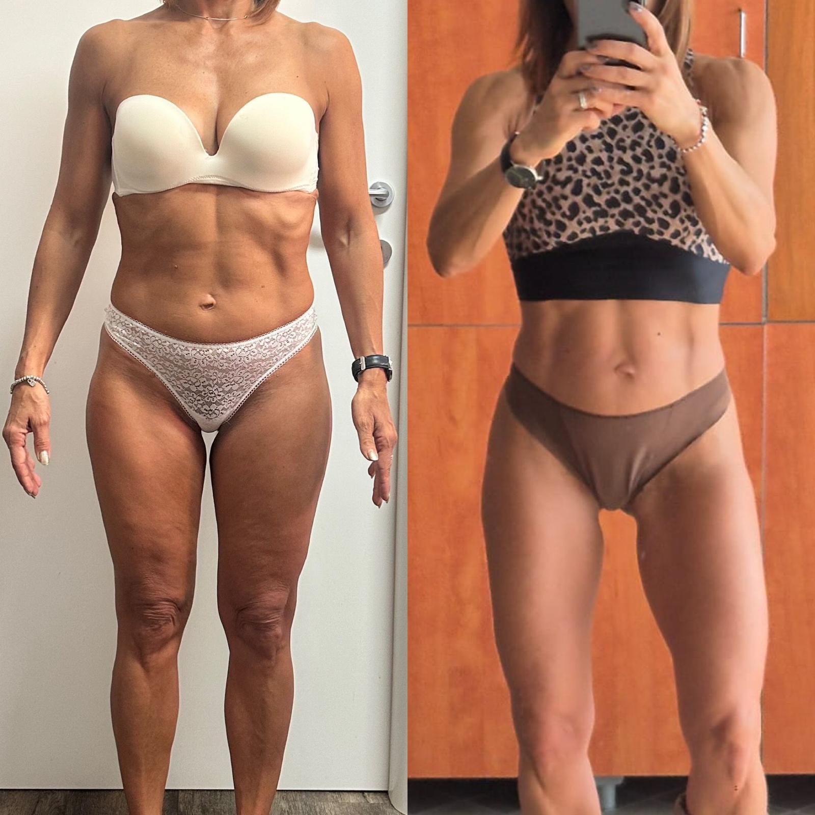 Personal Trainer per donne a Verona e provincia - foto prima/dopo cliente