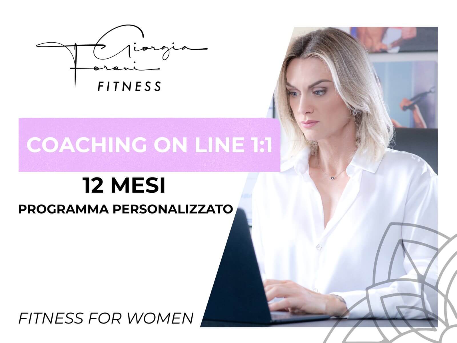 Personal Trainer per donne a Verona e provincia - Coaching onlie 1:1 personalizzato annuale